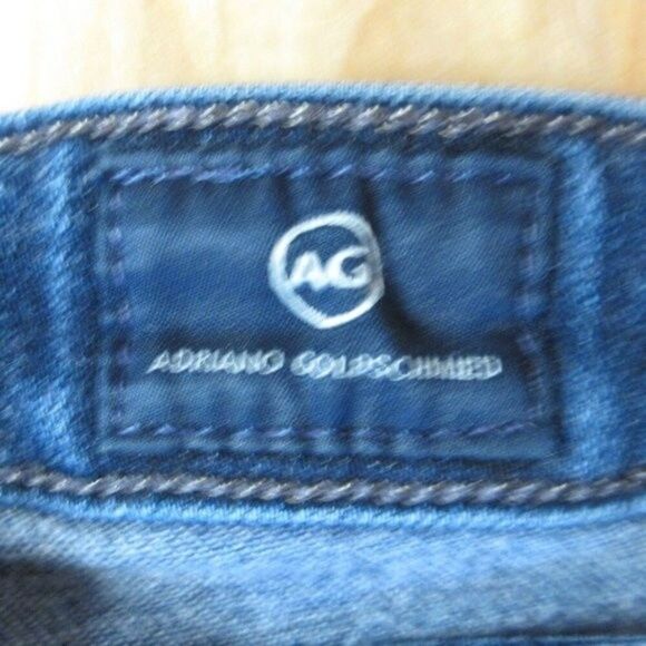 AG ADRIANO GOLDSCHMIED The Prima Mid Rise Cigarette Leg Denim Jeans Sz 30 (31.5) - Picture 7 of 13